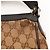 Borsa Hobo Gucci Monogram Canvas Pelle Brown - vista 9