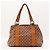 Borsa a tracolla Gucci in tela monogram e pelle Marrone - vista 3