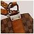 Borsa a tracolla Gucci in tela monogram e pelle Marrone - vista 7