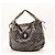 Borsa Hobo Gucci Monogram Canvas Brown