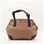 Borsa Gucci Monogram Canvas Brown - vista 3