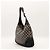 Borsa Hobo Gucci Monogram Canvas Leather Red Black - vista 4