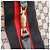 Borsa Hobo Gucci Monogram Canvas Leather Red Black - vista 7