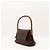 Borsa a tracolla Louis Vuitton Monogram Pochette NM in pelle marrone - vista 2