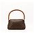 Borsa a tracolla Louis Vuitton Monogram Pochette NM in pelle marrone - vista 3