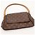 Borsa a tracolla Louis Vuitton Monogram Pochette NM in pelle marrone - vista 6