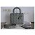 Christian Dior Borsa Lady Dior Small in pelle grigia - vista 2