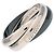 Cartier Trinity 18K White Gold & Black Ceramic Medium - vista 2