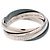 Cartier Trinity 18K White Gold & Black Ceramic Medium - vista 5