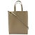Céline Saco Tote Celine Vertical Cabas Small em couro cinza