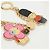 Portachiavi Louis Vuitton Monogram Chain BFF Vivienne - vista 4