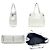 Saco Tote Loewe em couro branco - vista 2