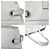 Saco Tote Loewe em couro branco - vista 5