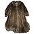 Pierre Balmain Abrigo largo de visón marrón - vista 2
