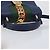 GUCCI Silvi Web Sherry Line Bolsa de Mão Couro 2way Navy Gold 470270 Auth 208399V - Jerrillo - vista 7