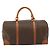 Céline CELINE Macadam Canvas Boston Bag PVC Leather Brown Gold Auth ep14989A - Jerrillo - vista 2