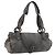 LOEWE Tote Bag Suede Gray Silver Auth 192813 - Jerrillo