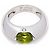 Bague Piaget Péridot Or Blanc 750/18kt Péridot Vert Bijoux de Créateur - vue 2