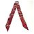 Hermès Lenço Hermes Twilly - Volte et Pirouette em Rouge/Multicolor - vista 2