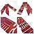 Hermès Lenço Hermes Twilly - Volte et Pirouette em Rouge/Multicolor - vista 3