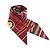 Hermès Lenço Hermes Twilly - Volte et Pirouette em Rouge/Multicolor - vista 5