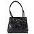 CHANEL COCO Mark Tote Bag Patent Black Gold Tone CC Auth bs37158 - Jerrillo - vue 2