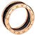 Anillo Bulgari B.zero1 Cerámica Oro Rosa 750/18kt Diseñador Lujo Unisex