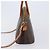 Céline CELINE Macadam Hand Bag PVC 2way Brown Gold Tone Auth ka6693 - Jerrillo - vista 4
