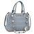 Miu Miu Matelasse Hand Bag Leather 2way Light Blue Silver Auth 212701A - Jerrillo