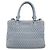Miu Miu Matelasse Hand Bag Leather 2way Light Blue Silver Auth 212701A - Jerrillo - vista 13