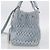 Miu Miu Matelasse Hand Bag Leather 2way Light Blue Silver Auth 212701A - Jerrillo - vista 4