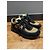 Baskets Chanel CC Logo en daim et paillettes - vue 2