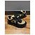 Baskets Chanel CC Logo en daim et paillettes - vue 7