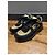 Baskets Chanel CC Logo en daim et paillettes - vue 9