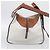 LOEWE Hammock Mini Hand Bag Leather 2way White Silver Auth 212709SM - Jerrillo - view 3
