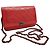 Borsa Chanel Wallet On Chain in pelle rossa