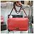 Borsa Chanel Wallet On Chain in pelle rossa - vista 12