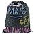 Balenciaga Graffiti Bazaar Drawstring Bag Leather Black 581779 Auth 211220V - Jerrillo - vista 13