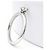 Tiffany & Co. Setting Anillo Solitario Platino 950 Diamante 0,22 ct G/VS1 Talla 47 - vista 5