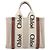 Chloé Chloe Woody Small Hand Bag Canvas Beige Brown Auth 209240A - Jerrillo - vista 2