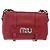 Miu Miu Bolso de Hombro de Cuero Rojo Plata Auth 211468V - Jerrillo - vista 13