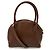 Sac à main Gucci Bamboo en cuir marron