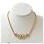 Collar Christian Dior de strass dorado - vista 4