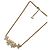 Collar Christian Dior de strass dorado - vista 5