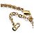 Collar Christian Dior de strass dorado - vista 7