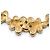 Collar Christian Dior de strass dorado - vista 8