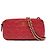 Cartera Chanel roja de cadena/hombro