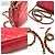 Cartera Chanel roja de cadena/hombro - vista 5