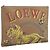 LOEWE Clutch-Tasche Leder Braun Silber Auth 210375M - Jerrillo
