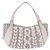 Salvatore Ferragamo Shoulder Bag Wool Knitted Fabrics Gray Silver Auth 212936V - Jerrillo - vista 13